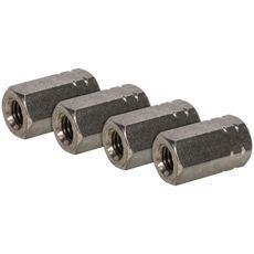 Extension nut M8 A4 4 pcs Din6334