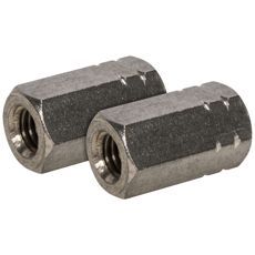 Extension nut M10 A4 2 pcs Din6334