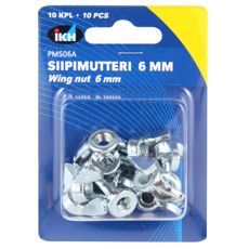 Wing nut M6 10pcs Din315