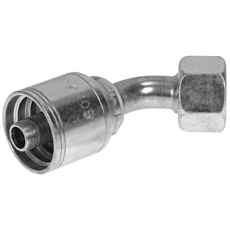 Hose coupling Bsp 1/4-1/4 45 Int Thread
