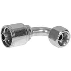 Hose coupling Bsp 1/4-1/4 90 Int Thread