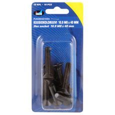 Socket Screw M8X40 10.9 10Pcs Countersunk Din7991