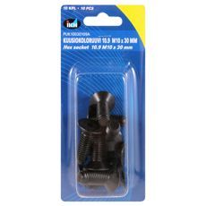 Hex screw M10X30 10.9 10pcs Countersunk Din7991