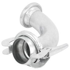 Elbow coupling Bauer 133mm Male/Female