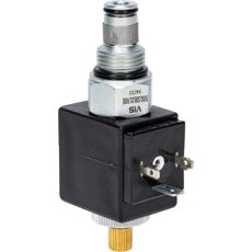 Cartridge valve 2/2 NC and spool 24V