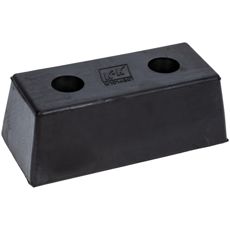 Rubber buffer 195X90X70, perfect for absorbing shocks in machinery.