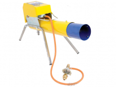 Bird Scarer Gas Cannon Stand Yellow
