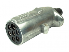 Plug Connector 7-pol Trailer 24V Aluminium