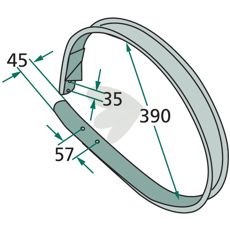 Bow for Pick Up Welger 1330X46