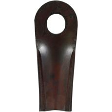 Mower blade 128x50x4 mm, perfect for efficient cutting and maintenance.