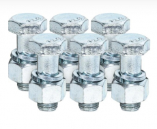 Bolt set M14X40, 12.9, for soil tilling knife, 8 pieces for durable and secure connection.