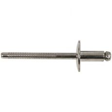 Wide blind rivet 4.8x10mm, 20 pieces, ideal for strong and long-lasting fastenings.