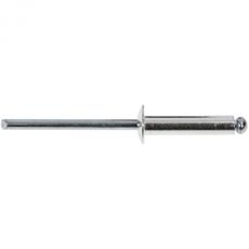Strong blind rivet 4x18mm, 50 pieces, ideal for secure mounting of plastic and metal components.