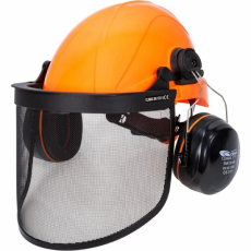 Helmet+Ear Protectors+Face Shield 437-C