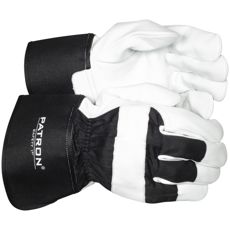 Work Gloves Leather Safety Cuff