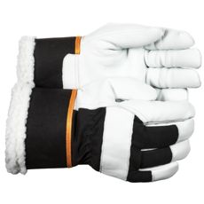 Work Gloves Leather-Teddy Safety Cuff