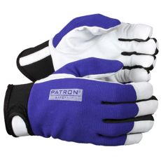 Assembly gloves Velcro Leather Lining