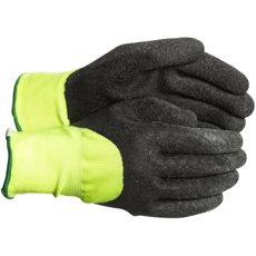 Work Gloves Latex 3/4 Hi-Vis