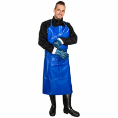PVC Apron Blue 120X103Cm