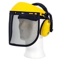 Mesh visor and ear protection set