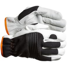 Assembly gloves Leather-Spandex