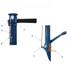 Limiter ferrule for planting tubes