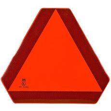 Slow Moving Vehicle Warning Triangle Label