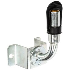 Reversible mounting pole for warning light, perfect for outdoor use.
