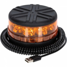 Warning Beacon LED Averti M43 12/24V Magnetic Mount USB