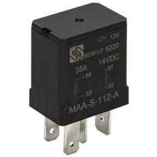 Micro Relay 4-Pole 12V 35A