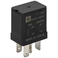 Micro Relay 4-Pole 24V 35A