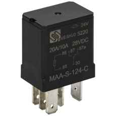 Micro Relay 5-Pole 24V 20/10A