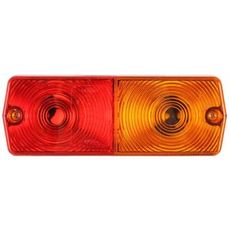 Rear Light 2-Chamber Angled Bottom 185X67Mm