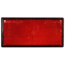 Self-adhesive Red Reflector 55X105 (Unpacked)