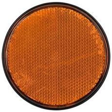 Round Yellow Reflector 84Mm (Unpacked)
