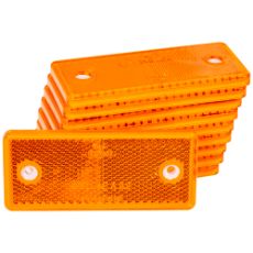 Reflector 96X42Mm Yellow Mounting holes 10Pcs