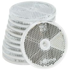 Reflective White Round 61Mm Mounting holes 10Pcs