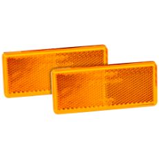 Reflector 96X42Mm Yellow Self-adhesive 2Pcs