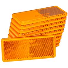 Reflector 96X42Mm Yellow Self-adhesive 10Pcs