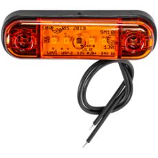 Position Light LED Slim Yellow 12-24V