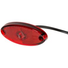 Position Light Flatpoint II Red LED 12-24V