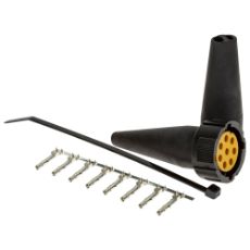 Connector Bayonet 8-Pin Yellow