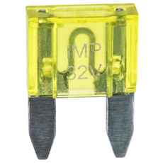 Flat Fuse Mini 20A Yellow 10pcs