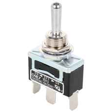 Toggle switch On/Off/On 1-line