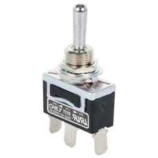 Toggle switch (On)/Off/(On) 1-line