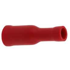 Round Pin Sleeve Female Red 10 pcs