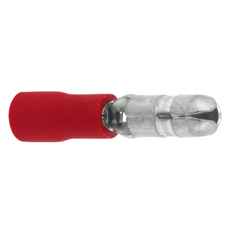 Round Pin Male Red 10 pcs