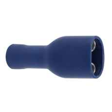 Flat pin sleeve Female Insulated 6.5 Blue 100 Pcs