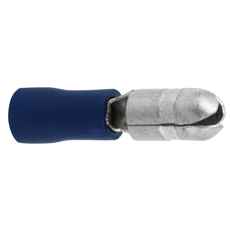 Round pin Male Blue 100 Pcs