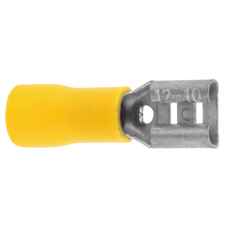 Flat pin sleeve Female 6.5 Yellow 100 Pcs